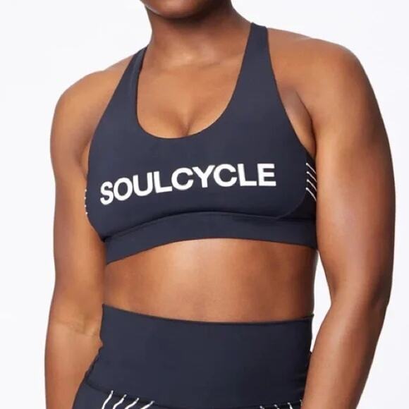 Soul by SoulCycle Silicon Wild Ride Black Sports Bra    Size: XS - Picture 1 of 5